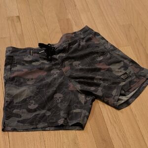 Sunga Life Men's Camo Skull Swim Shorts (Ranger Batt Camo)